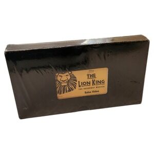 Disney‎ The Lion King The Broadway Musical Sales Video VHS